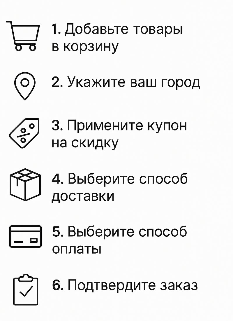 Как оформить заказ в России Как оформить заказ в России